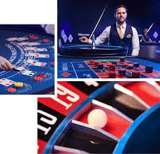 Studio live-dealer SA Gaming dengan multi-kamera dan dealer profesional
